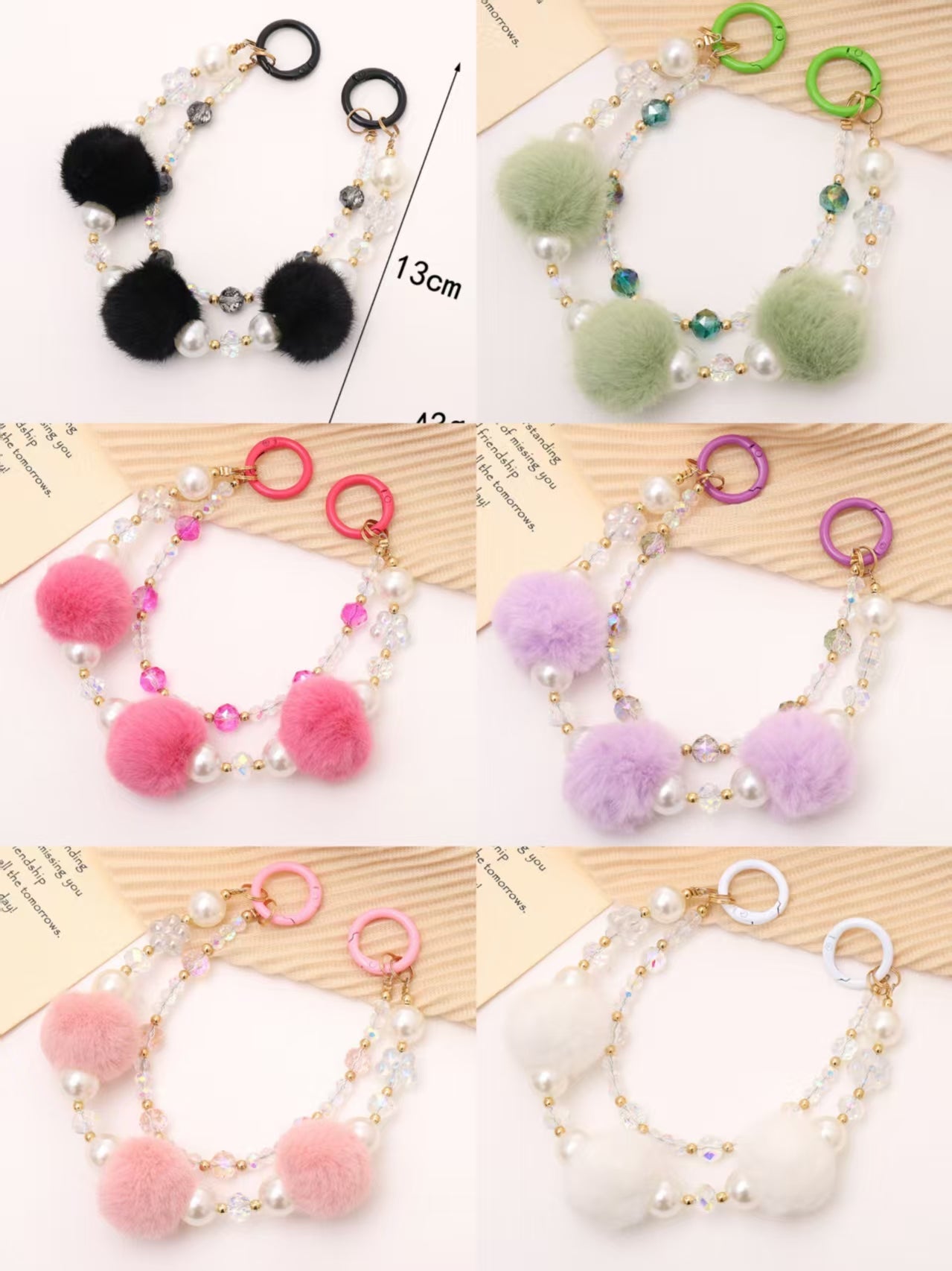 One Chain, Three Surprises: Fuzzy Charm Mystery Bags – Your Go-To Trendy Accessories All Year Round